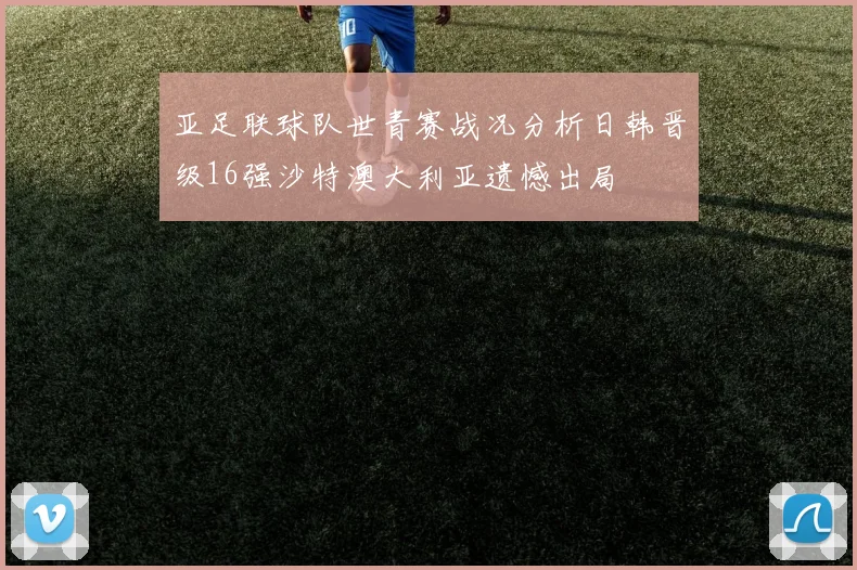 亚足联球队世青赛战况分析日韩晋级16强沙特澳大利亚遗憾出局