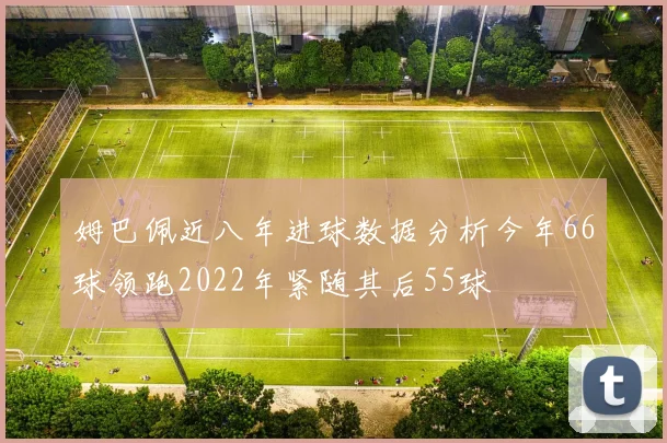 姆巴佩近八年进球数据分析今年66球领跑2022年紧随其后55球